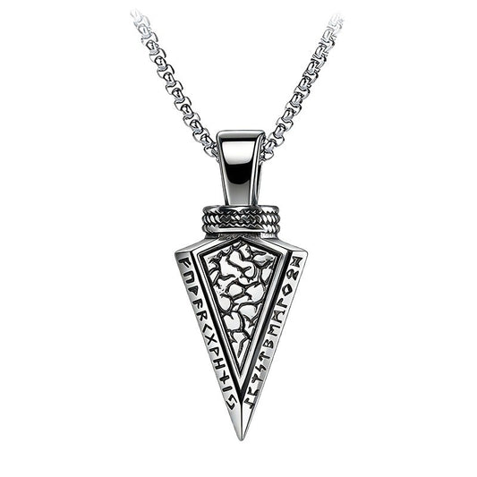 Viking Nordic Stainless Steel Men's Pendant Necklace