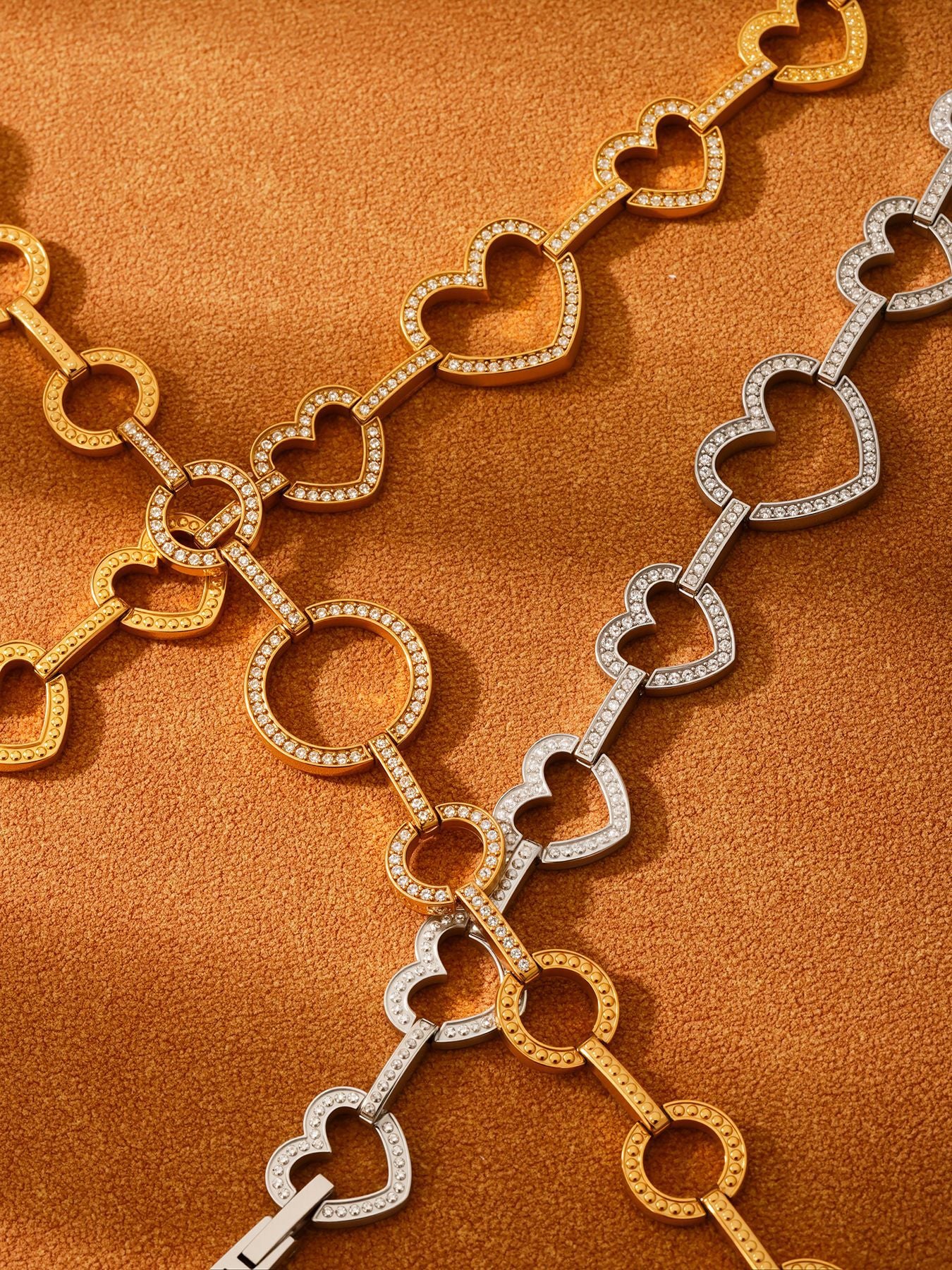 Planderful Zircon Love Circle Bracelet Luxury For Women