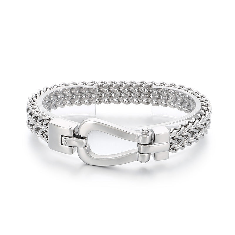 Planderful Mens Stainless Steel Bracelet Durable Hipster