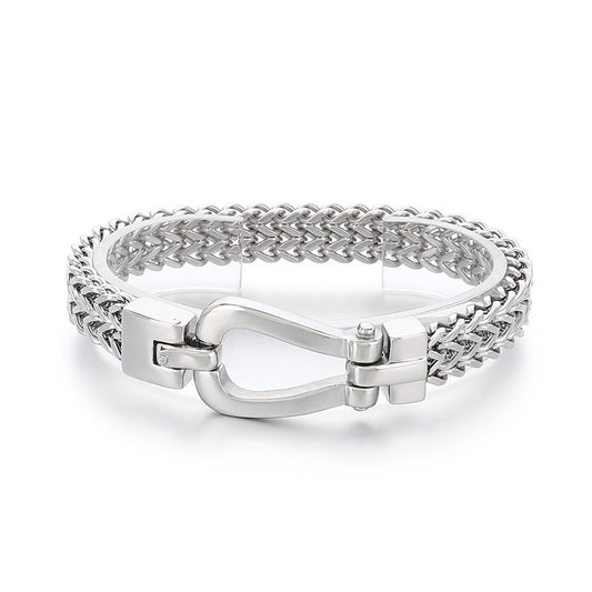 Planderful Mens Stainless Steel Bracelet Durable Hipster