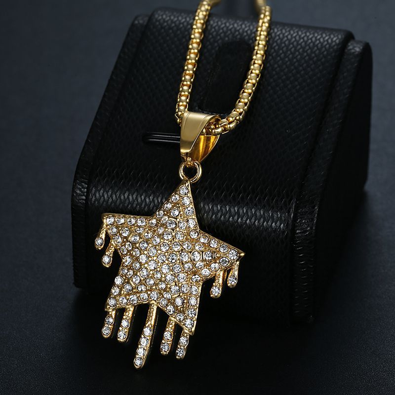 Zircon Necklace – Hip-Hop Dainty Water Drop Pendant