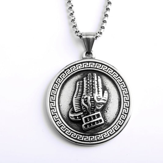Punk Vintage Stainless Steel Men's Pendant Necklace