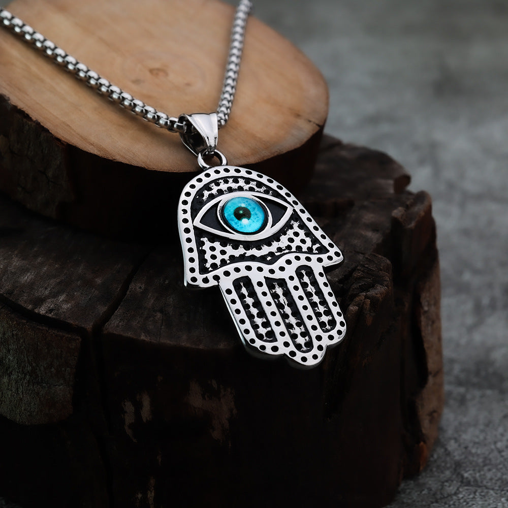 Minimalist Viking Stainless Steel Men's Pendant Necklace