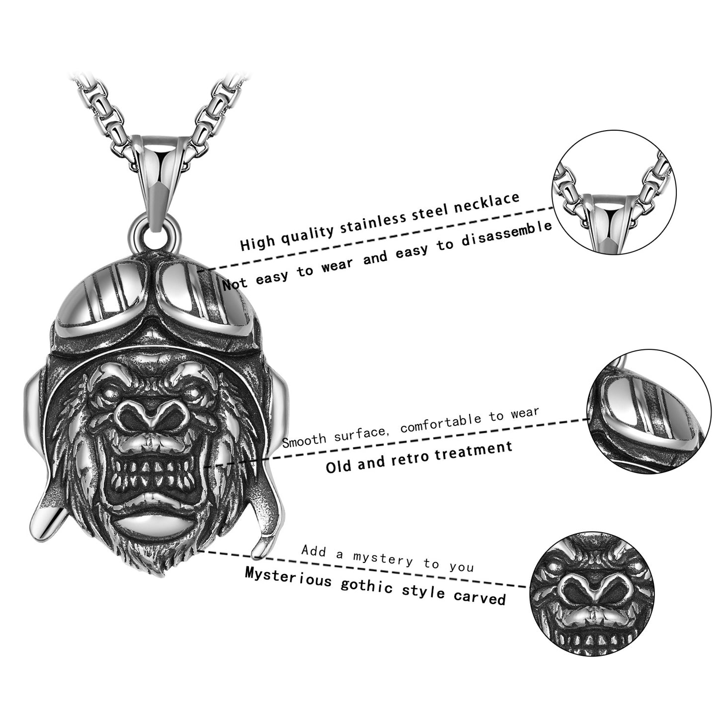 Steel Necklace – Statement For Men