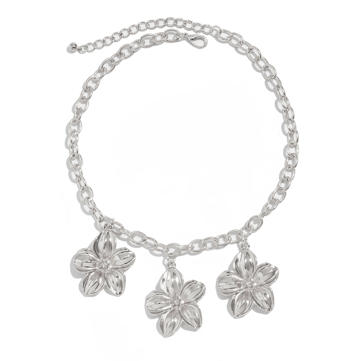 Planderful Vienna Verve Necklace – Retro Versatile Flower Pendant Design
