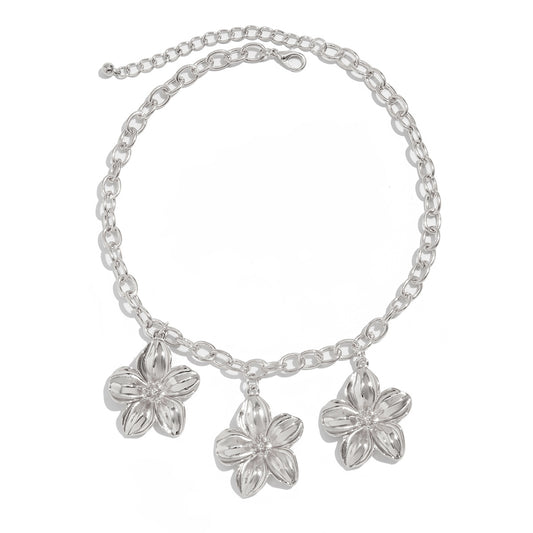 Planderful Vienna Verve Necklace – Retro Versatile Flower Pendant Design