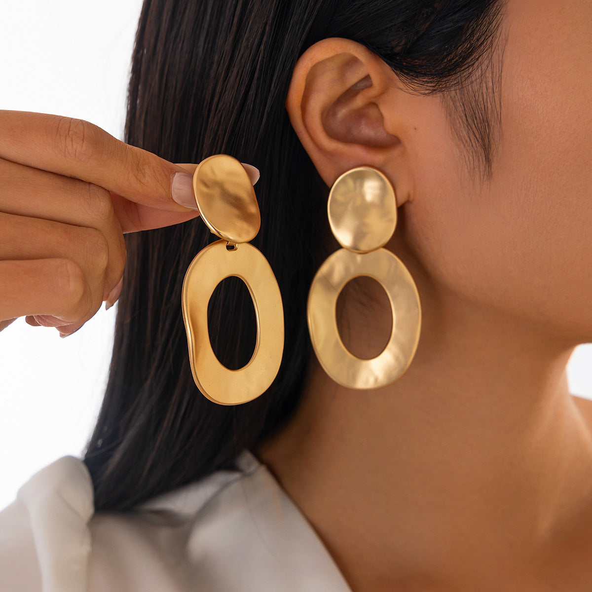 Planderful Vienna Verve Earrings – Exaggerated Geometric Design