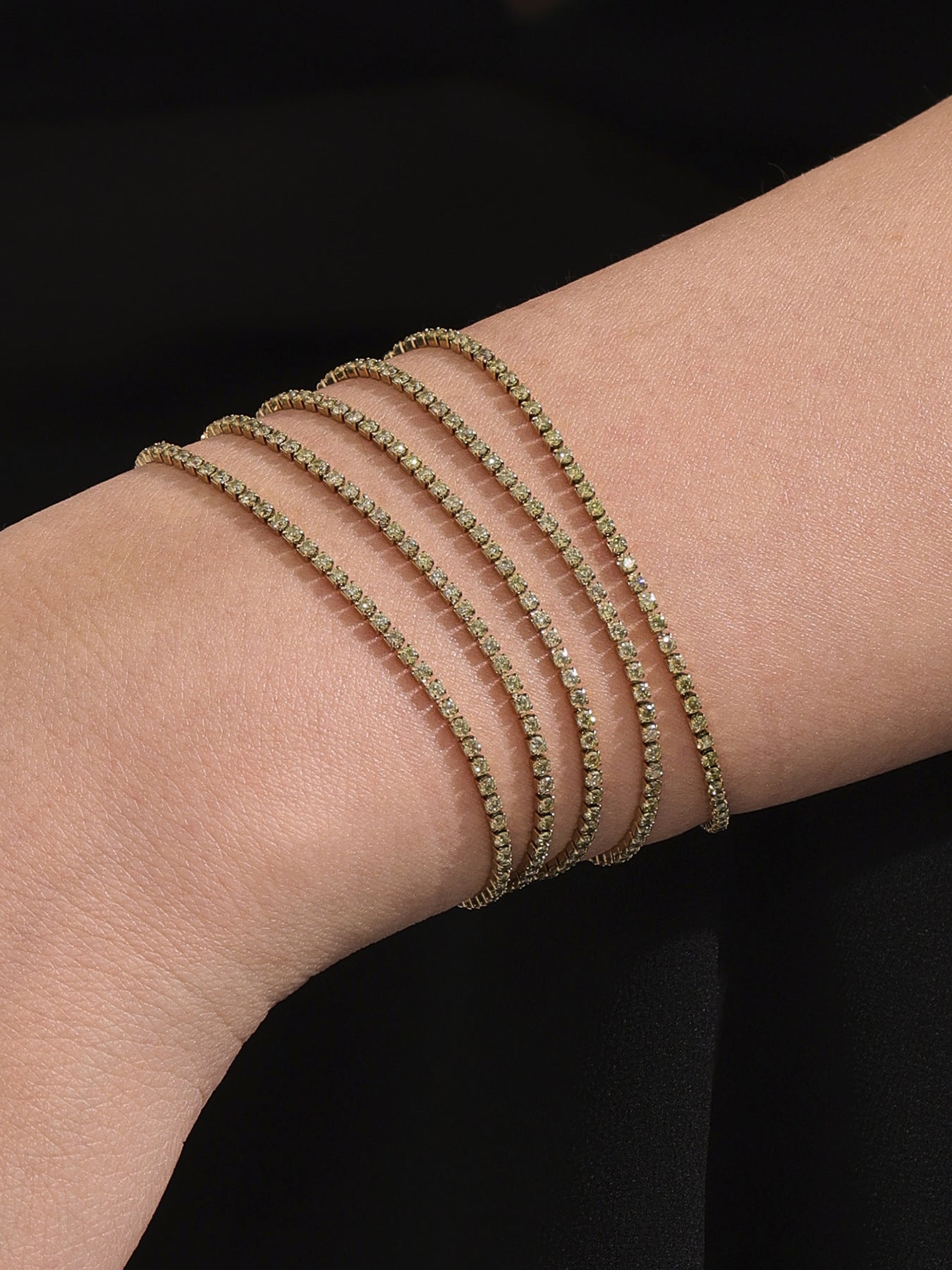 Planderful Zircon Bracelet 18K Gold Plated Jewelry For Women