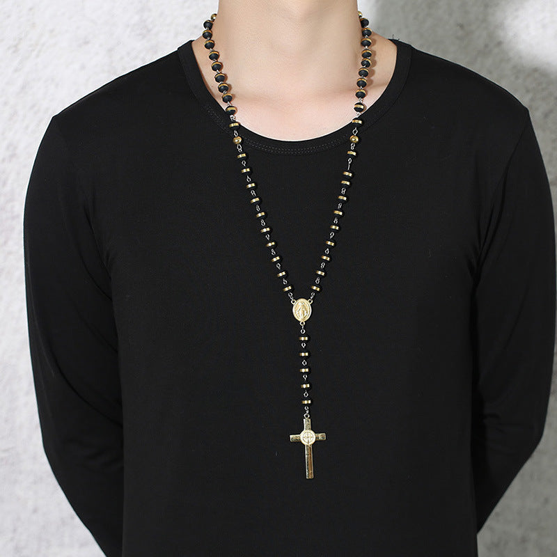 Stainless Steel Jewelry Wholesale 68CM Cross Chain Unisex