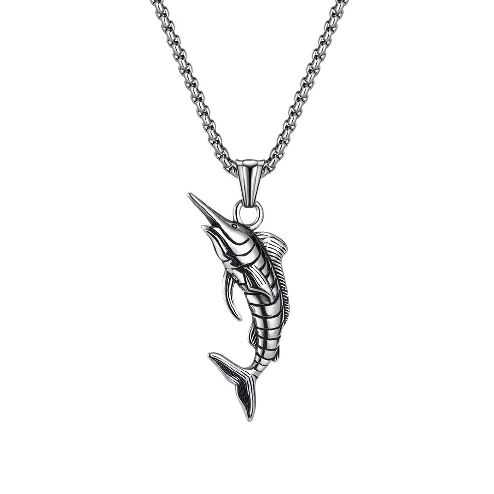 Punk Viking Dagger Stainless Steel Men's Pendant Necklace