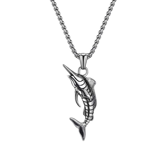 Punk Viking Dagger Stainless Steel Men's Pendant Necklace
