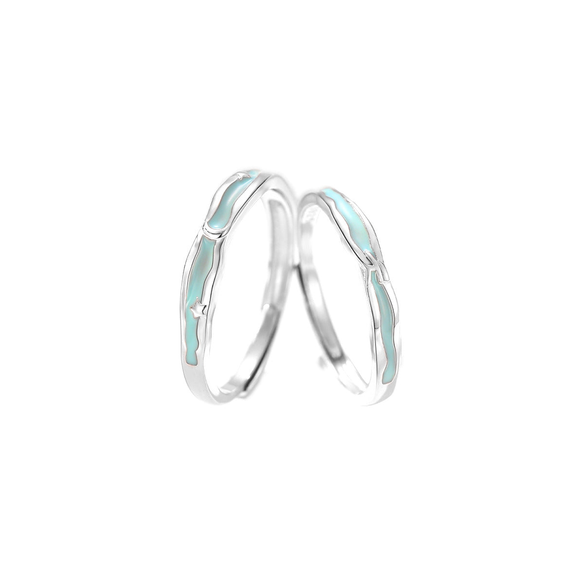 Star Moon S925 Sterling Silver Ring