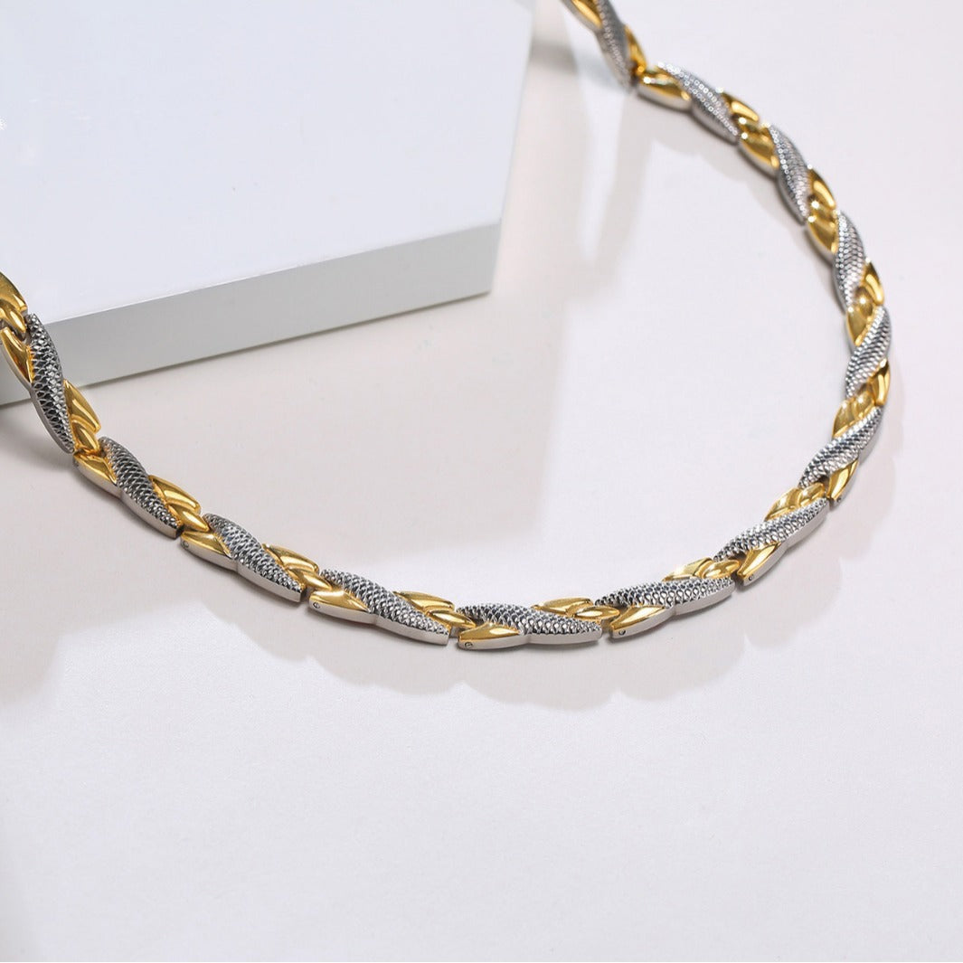 European And American Jewelry Magnetic Titanium Necklace For Men