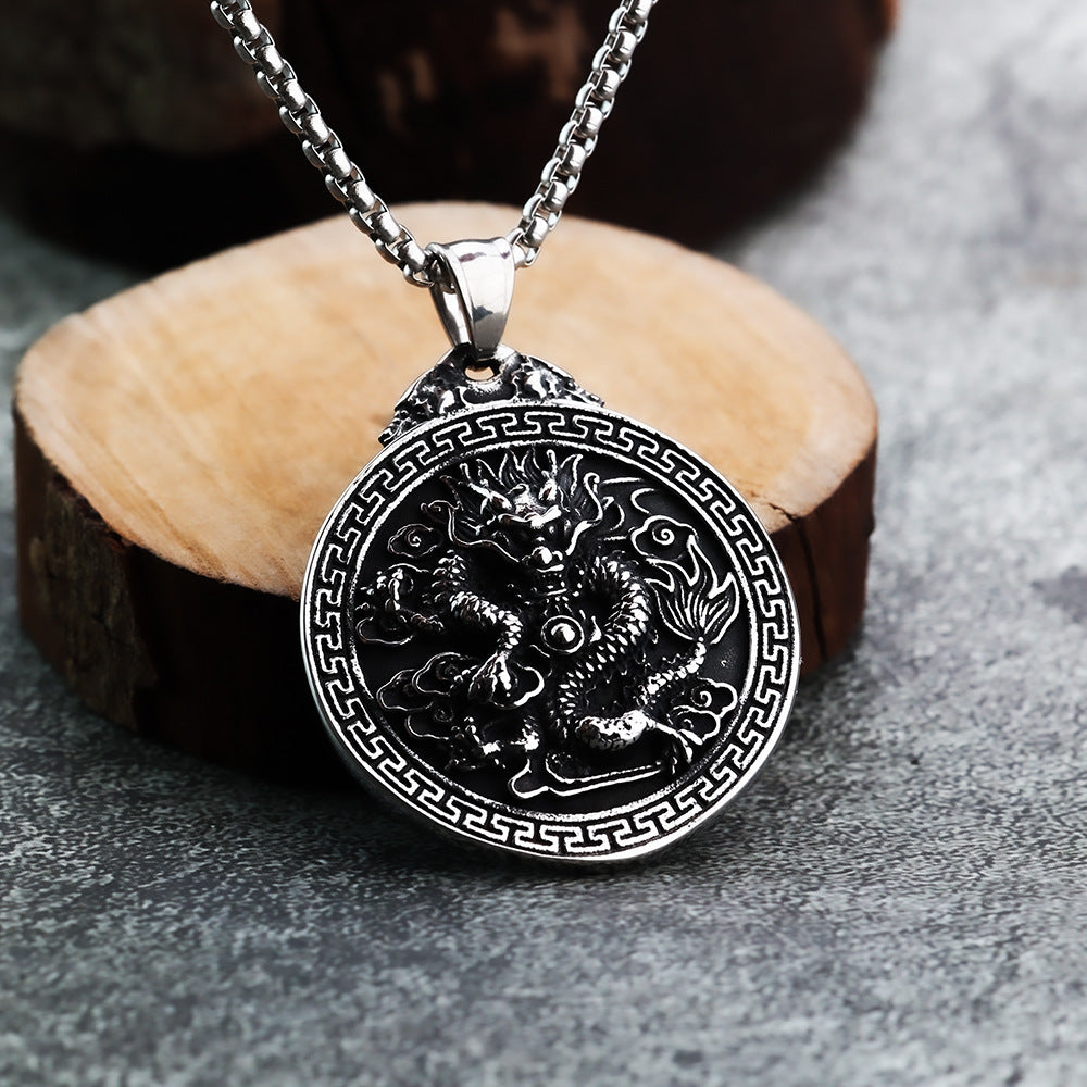 Personality Domineering Fashion Oriental Flying Dragon Pendant