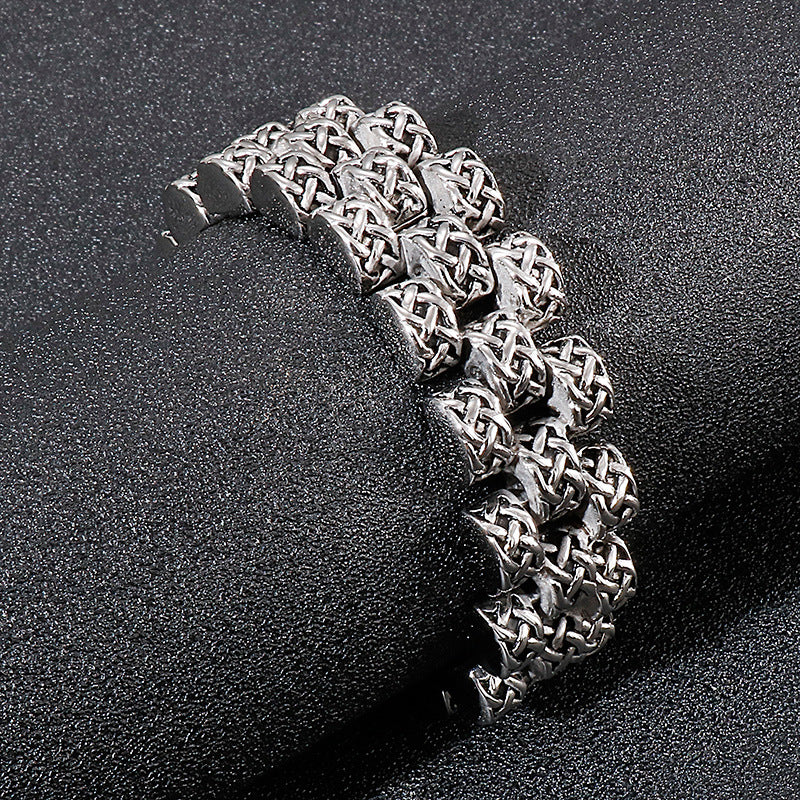 Stainless Steel Rough Men's Titanium Steel Bracelet