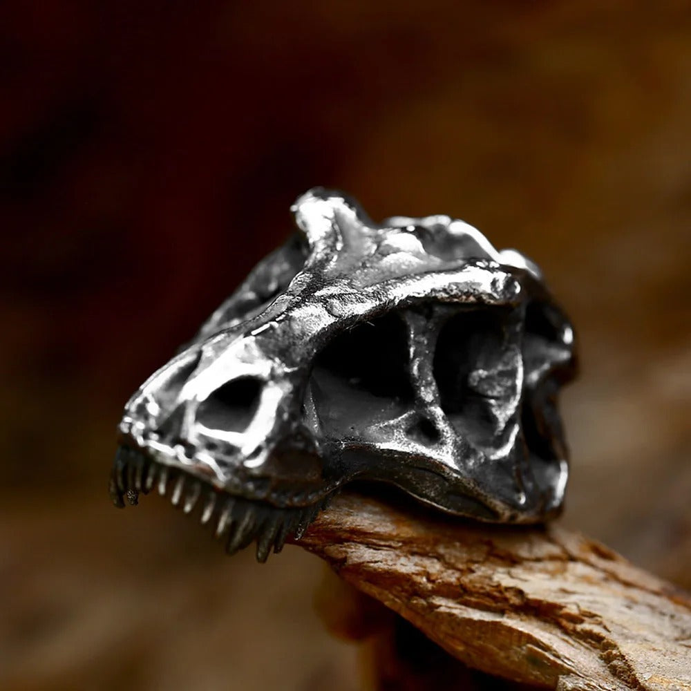 Gothic Skull Stainless Steel Men's Pendant Necklace