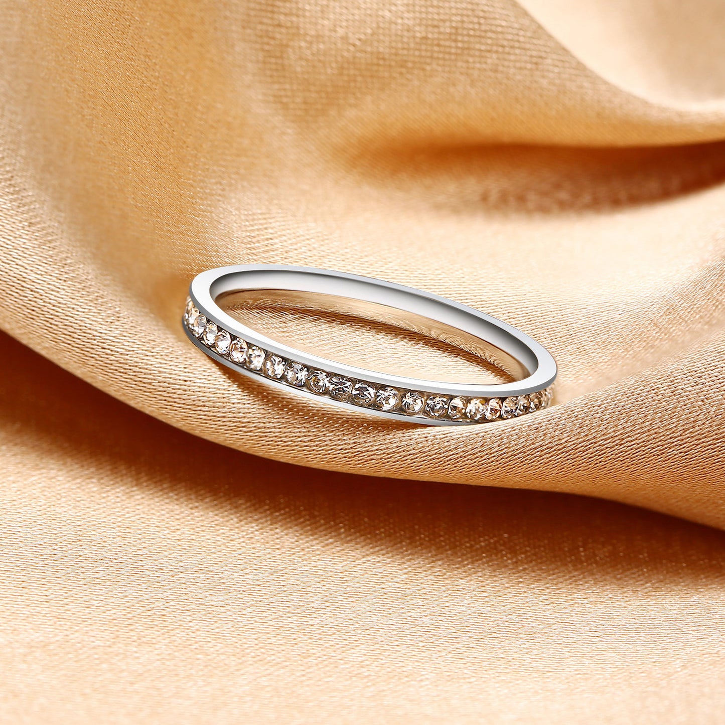 Japanese And Korean Personality Simple Style Women's Ring