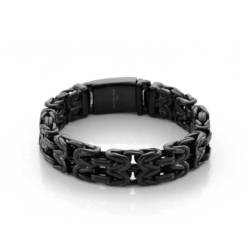 Bold Vibe Titanium Steel Bracelet for Men