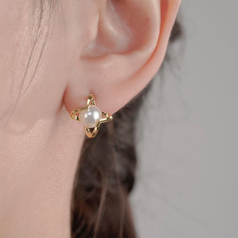 Freshwater Pearl Stud Earrings S925 Sterling Silver Wholesale