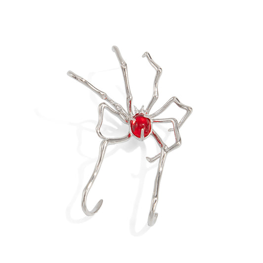Planderful Spider Earbone Contour Stud Earrings For Women Bold Halloween Statement Vienna Verve