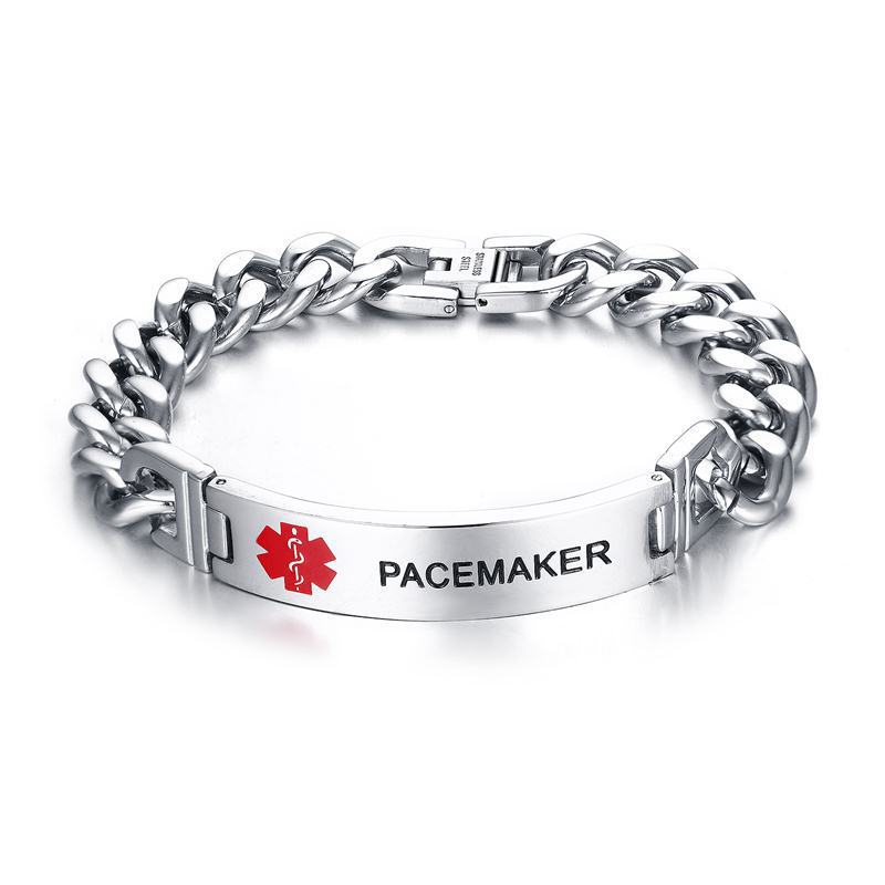 Stainless Steel Bending Plate Corrosion PACEMAKER Bracelet
