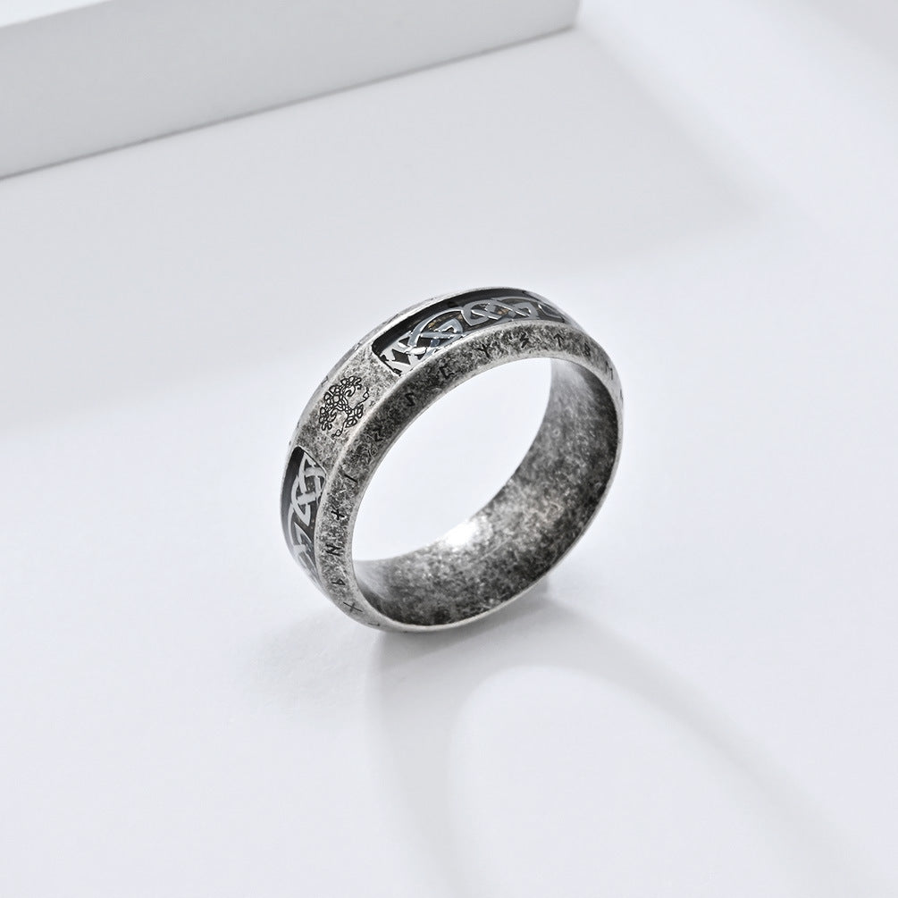 Steel Ring – Vintage Nordic Viking Everyday Wear