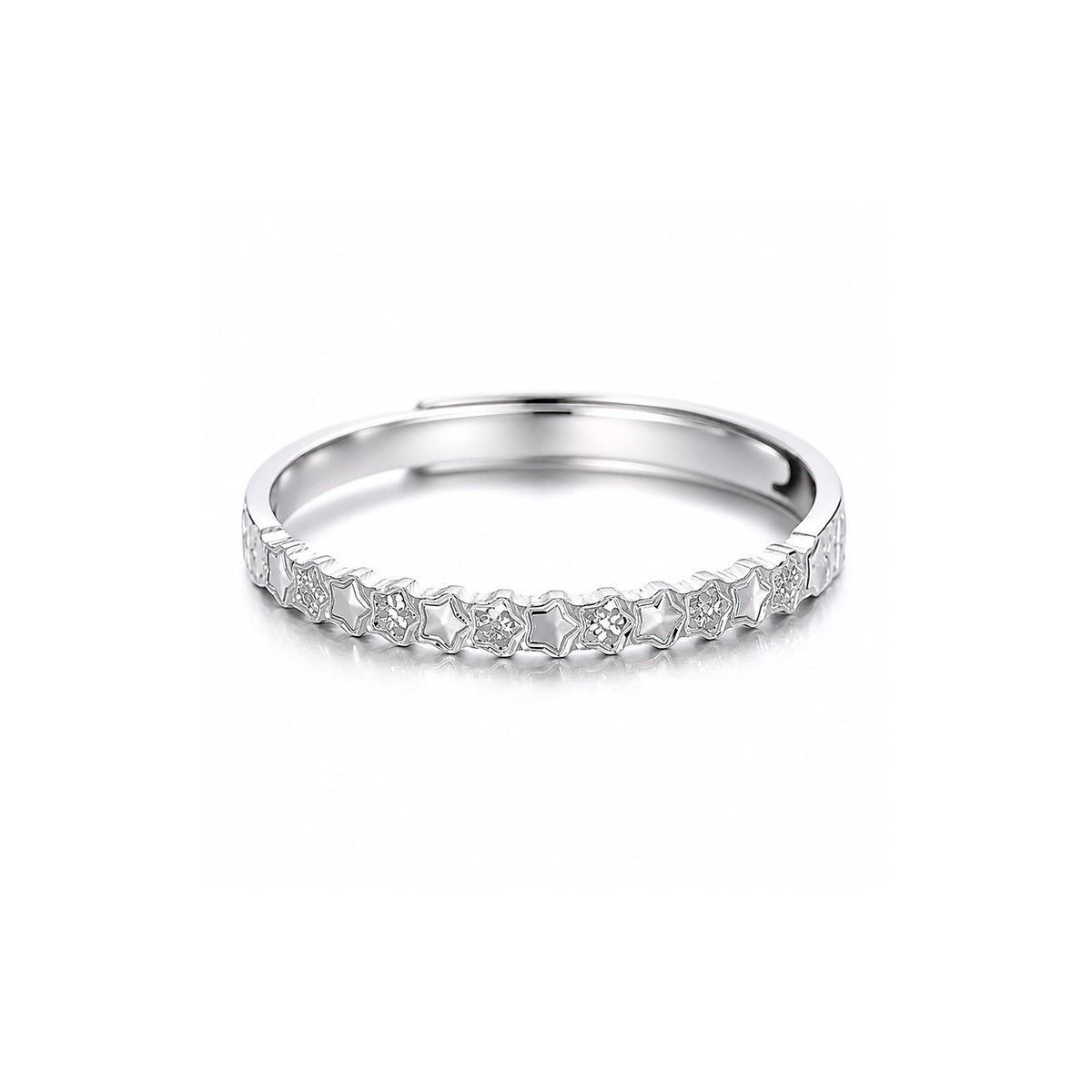 Star Five-Pointed S925 Sterling Silver Ring
