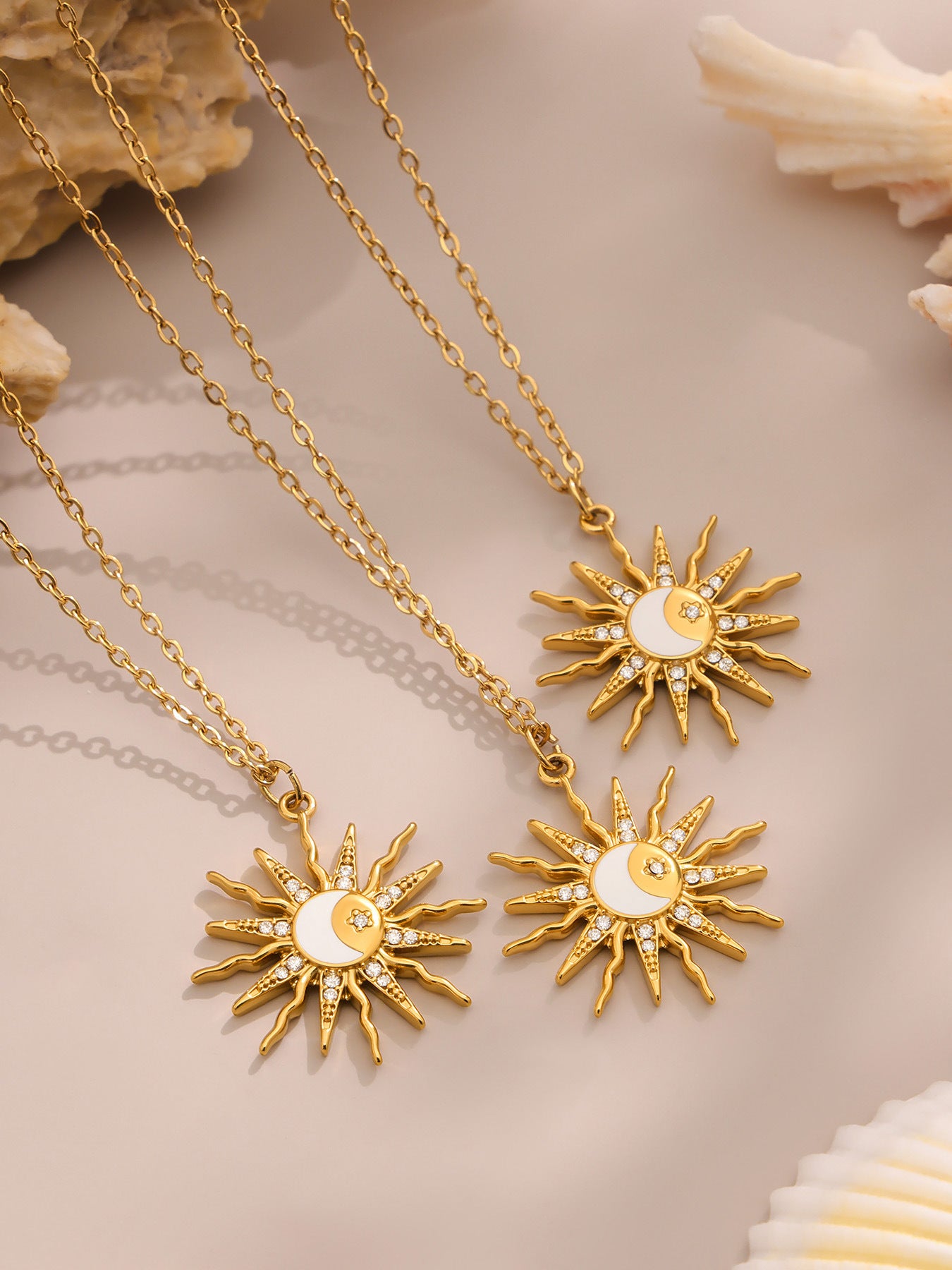 Planderful Ocean Charm Necklace For Women Titanium Steel