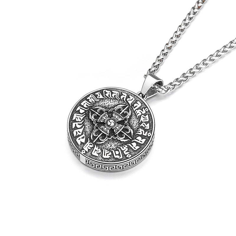 Stainless Steel Necklace – Vintage Dragon Pendant