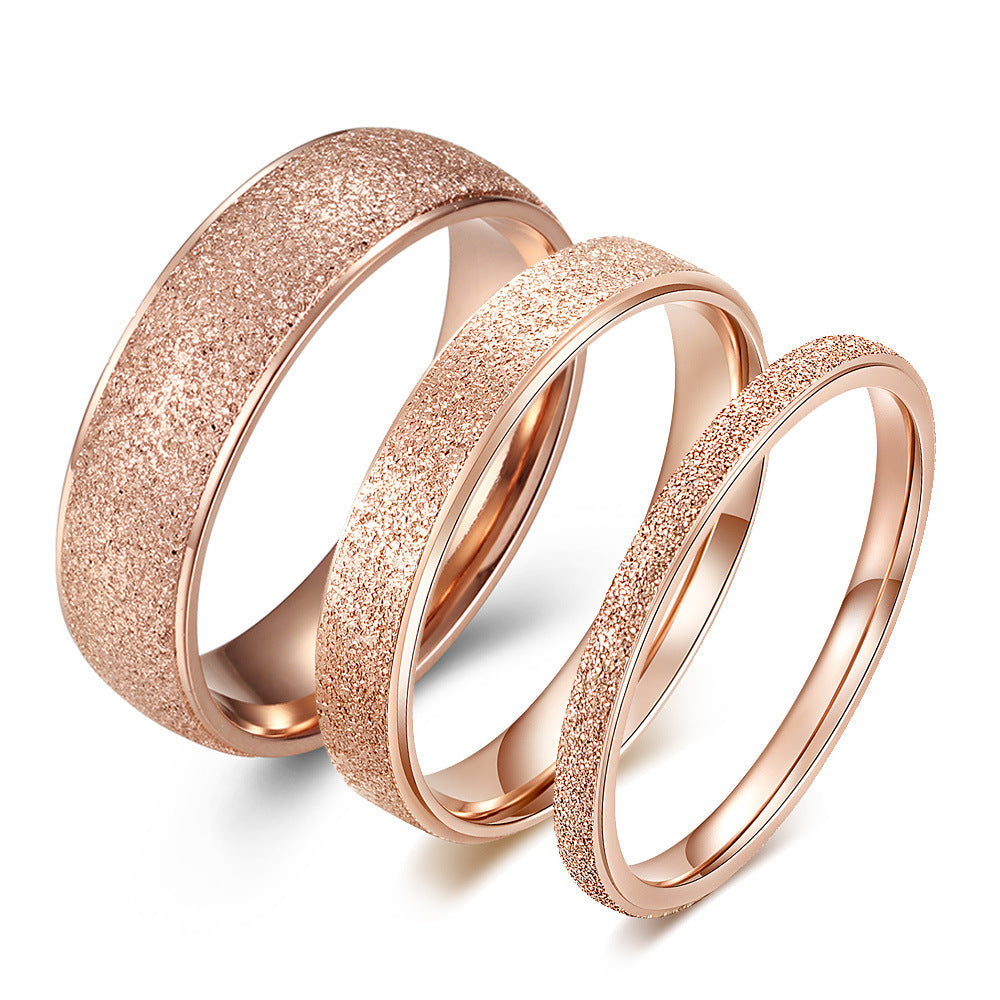 Titanium Steel Ring - Elegant Everyday Wear For Modern Women And Gift-Ready Packaging