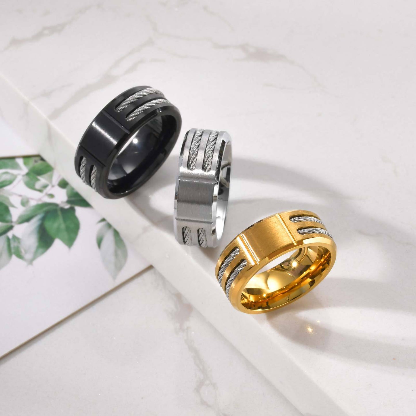 9mm Stainless Steel Ring For Men Everyday Genie Jewelry