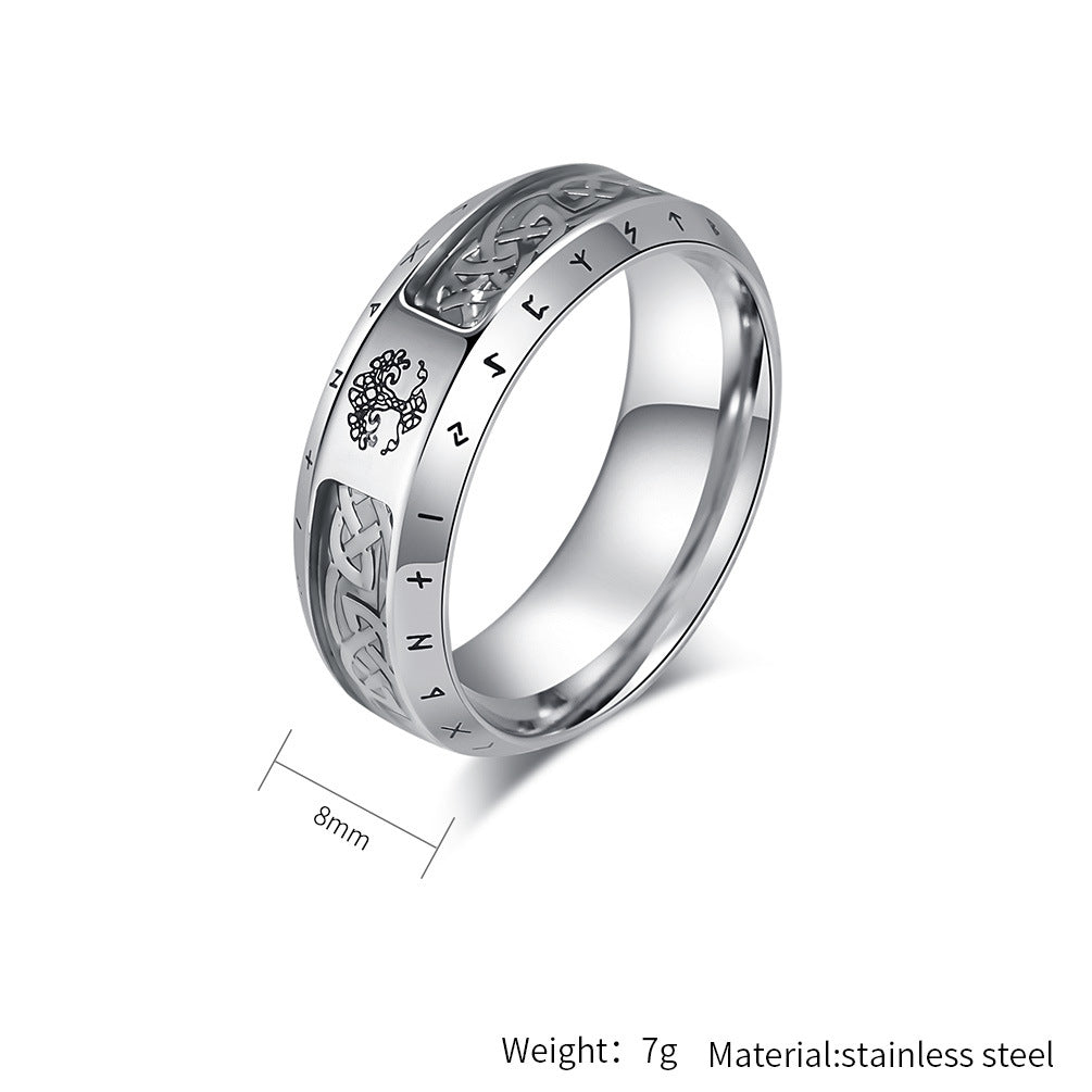 Steel Ring – Vintage Nordic Viking Everyday Wear