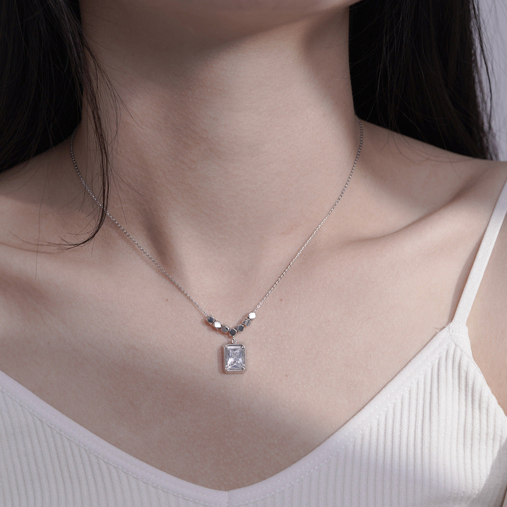 Japan And Korea High-End Silver Necklace 925 Sterling Silver