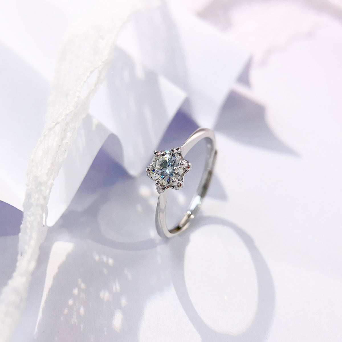 Star 925 S925 Sterling Silver Women's Ring
