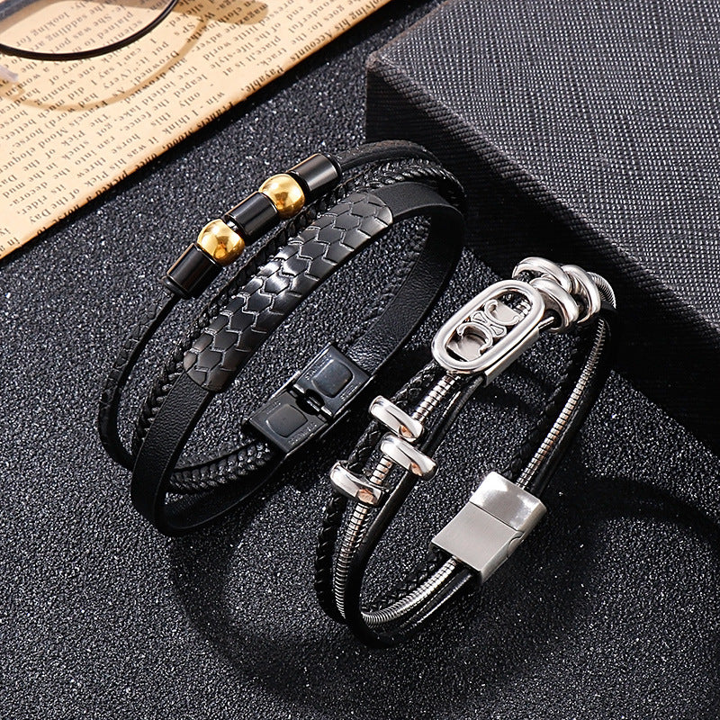 Planderful Stainless Steel Personalized Bracelets For Men