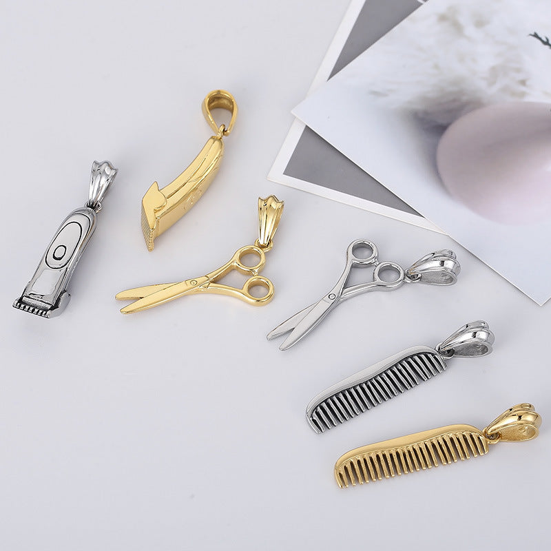 European and American Hip-Hop Style Titanium Steel Pendant for Men