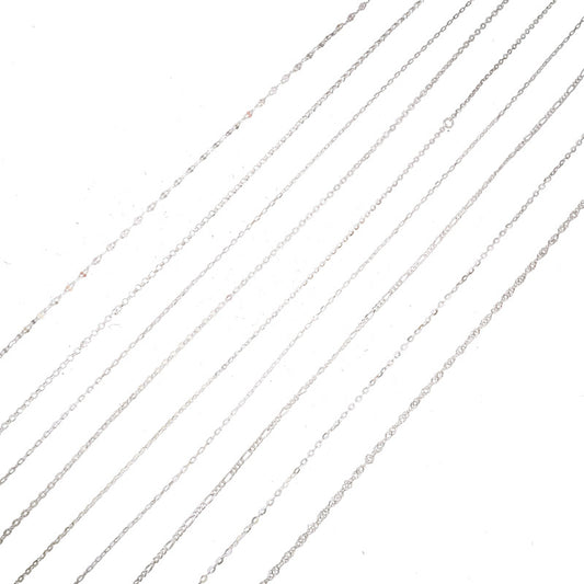 S925 Sterling Silver Wave Necklace