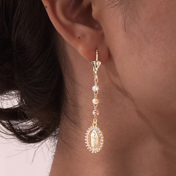 Zircon Floral Earrings