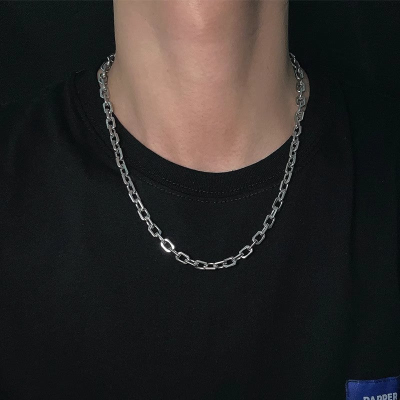 Planderful Jewelry Steel Square Necklace