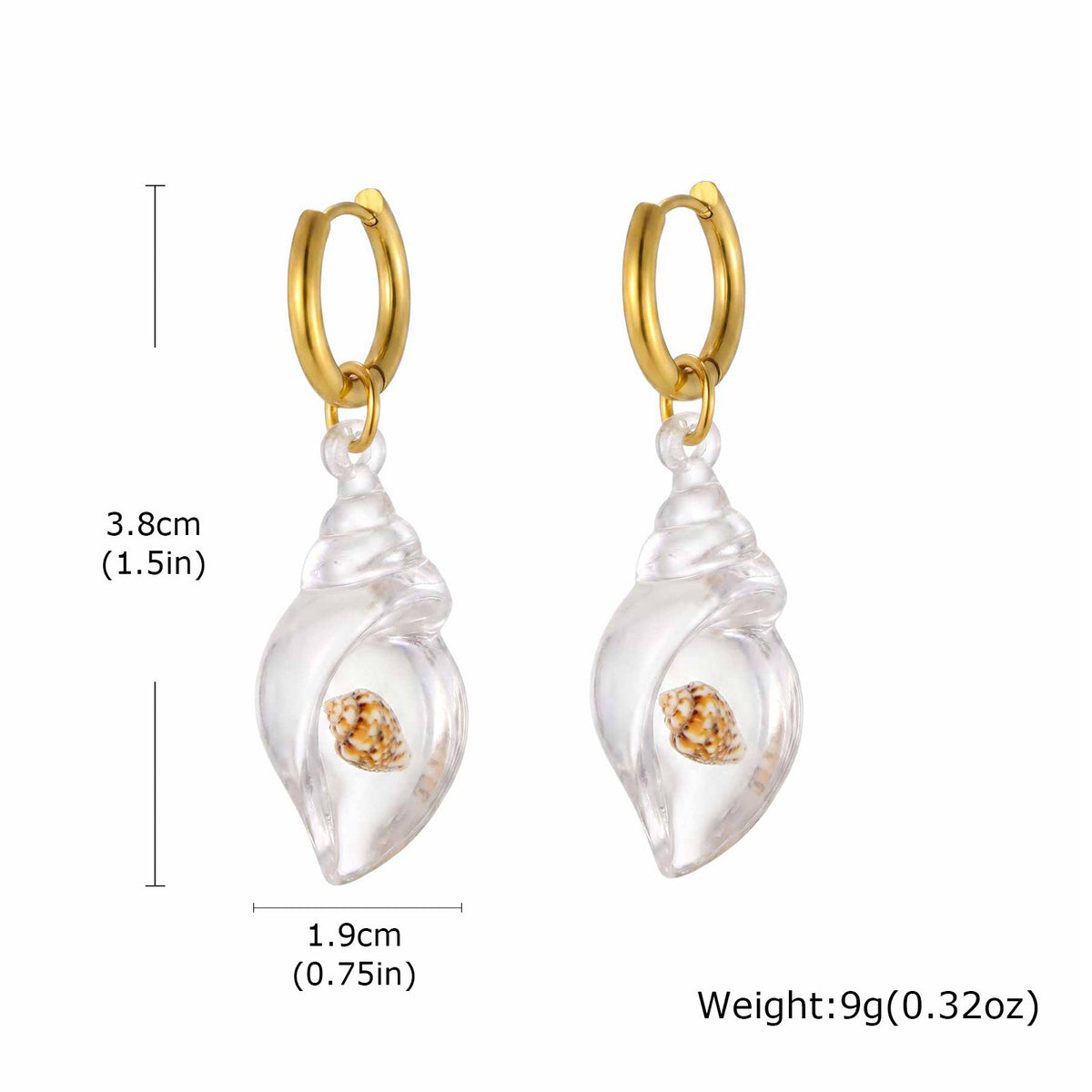 Gold- or Silver-Tone Charm Drop Earrings — 5 Styles