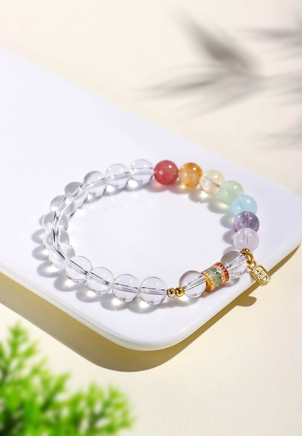 Planderful Fortune's Favor Bracelet – Colorful Amethyst and Crystal Design