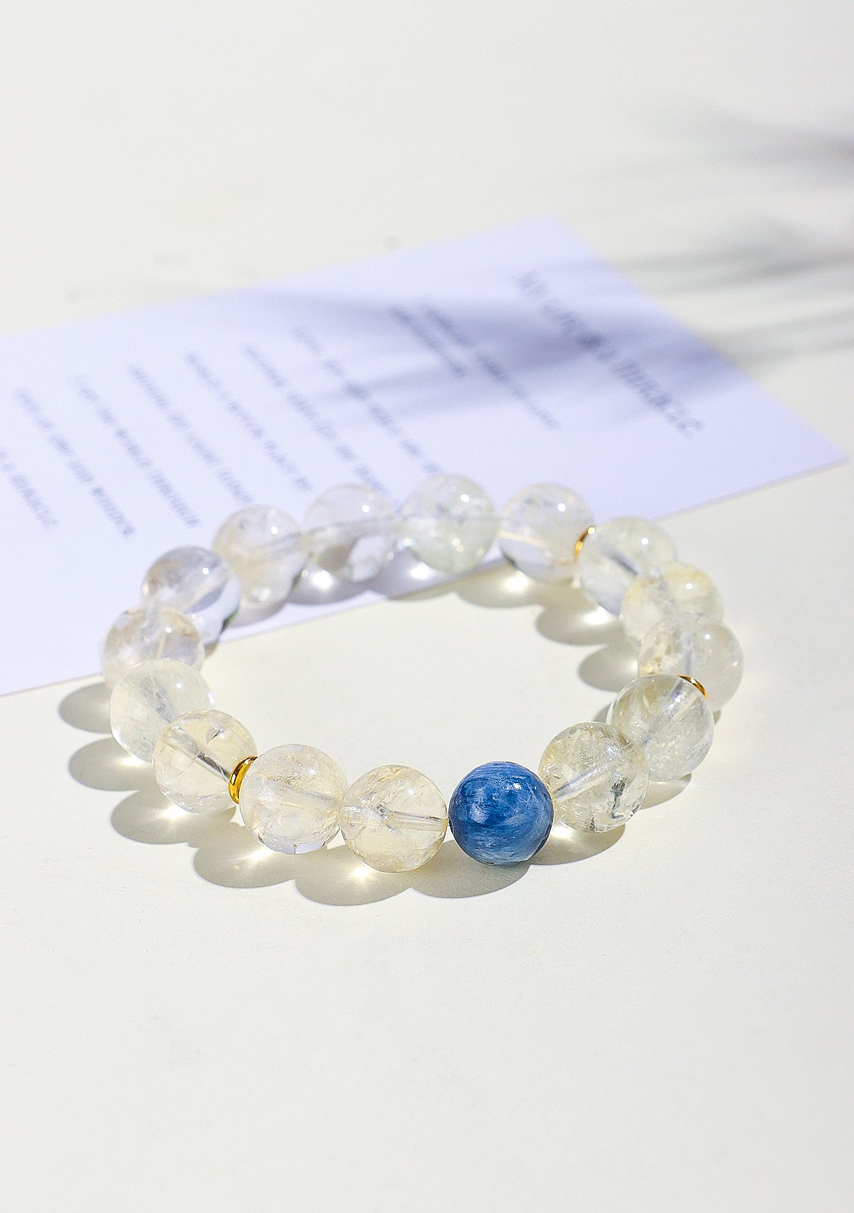 Planderful Fortune's Favor Bracelet – Elegant Natural Kyanite Design