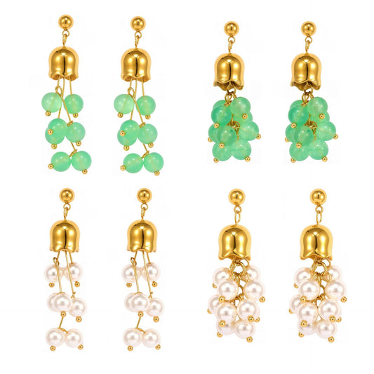 Planderful Turquoise Tassel Earrings Women Everyday Genie