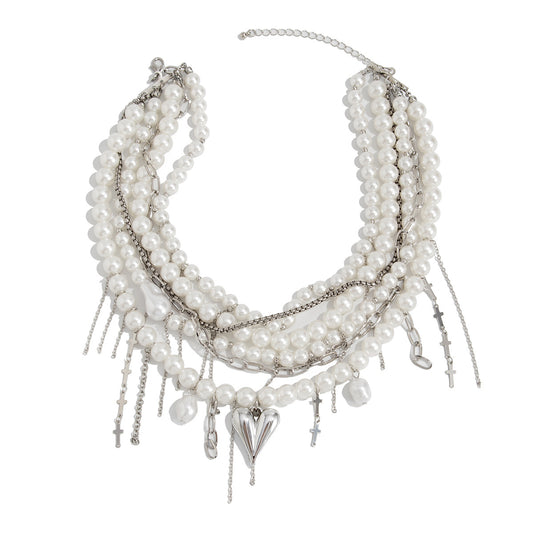 Planderful Vienna Verve Necklace – Elegant Multi-Layer Choker Design