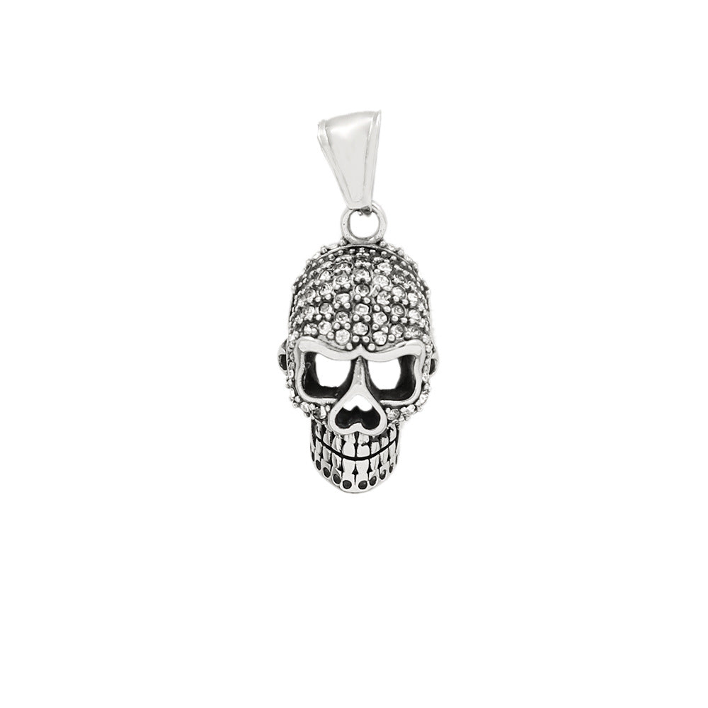 Punk Skull Stainless Steel Men's Ring