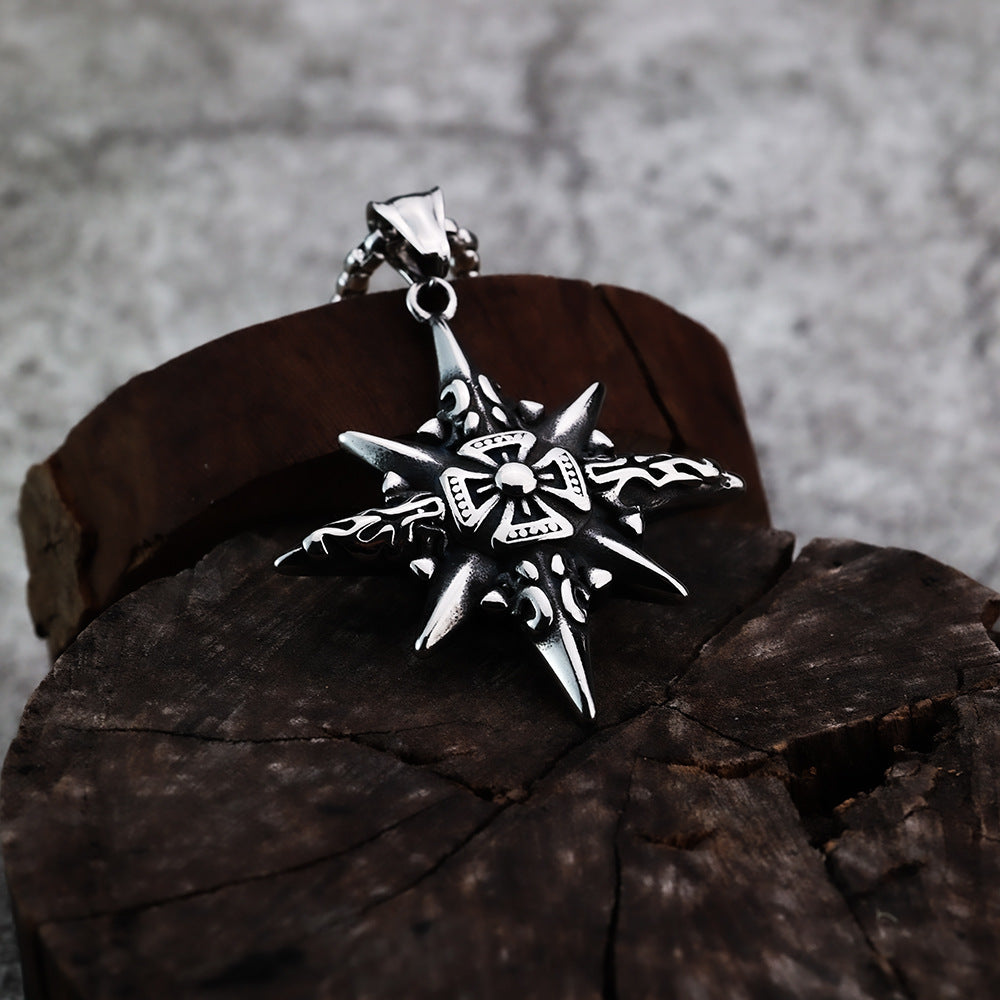 Cross-Border Nordic Viking Pendant Titanium Steel Necklace