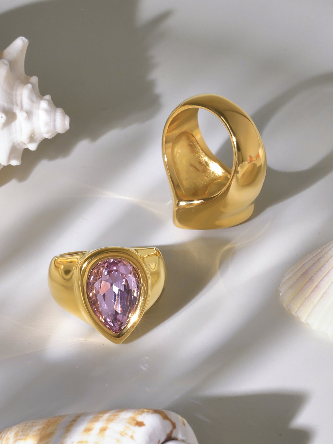 Planderful Heavy Industry Zircon Ring For Men Jewelry