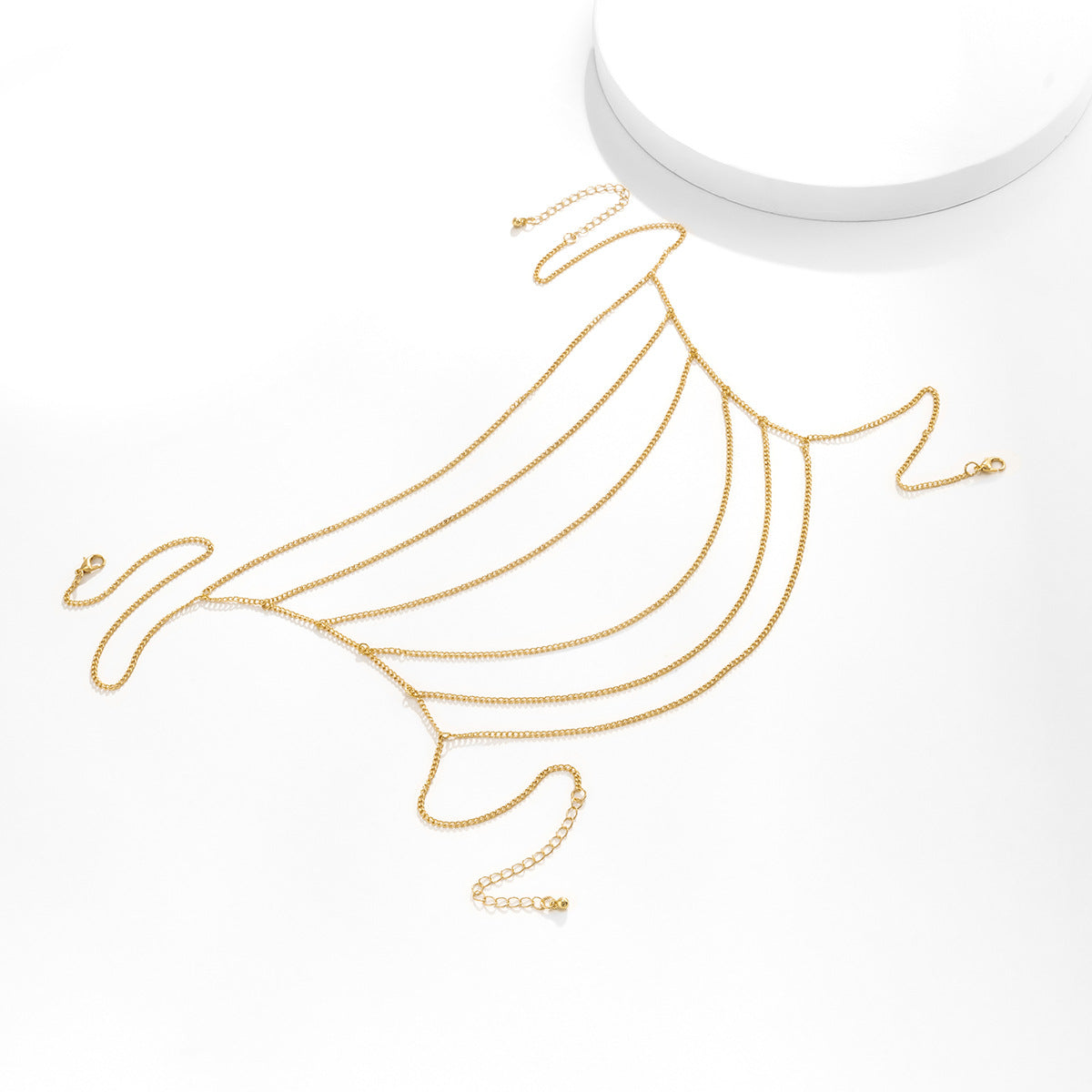 European and American Inspired Jewelry with Vintage Charm and Trendy Style, Tassel Metal Body Chain, Sweet and Edgy Chain Accessories for Women