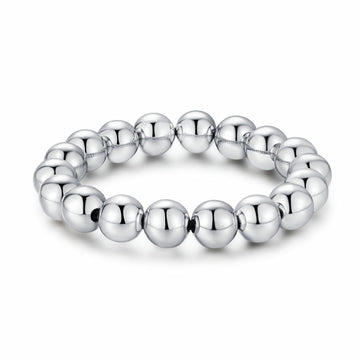 Steel Bracelet – Minimalist Bead Bracelet