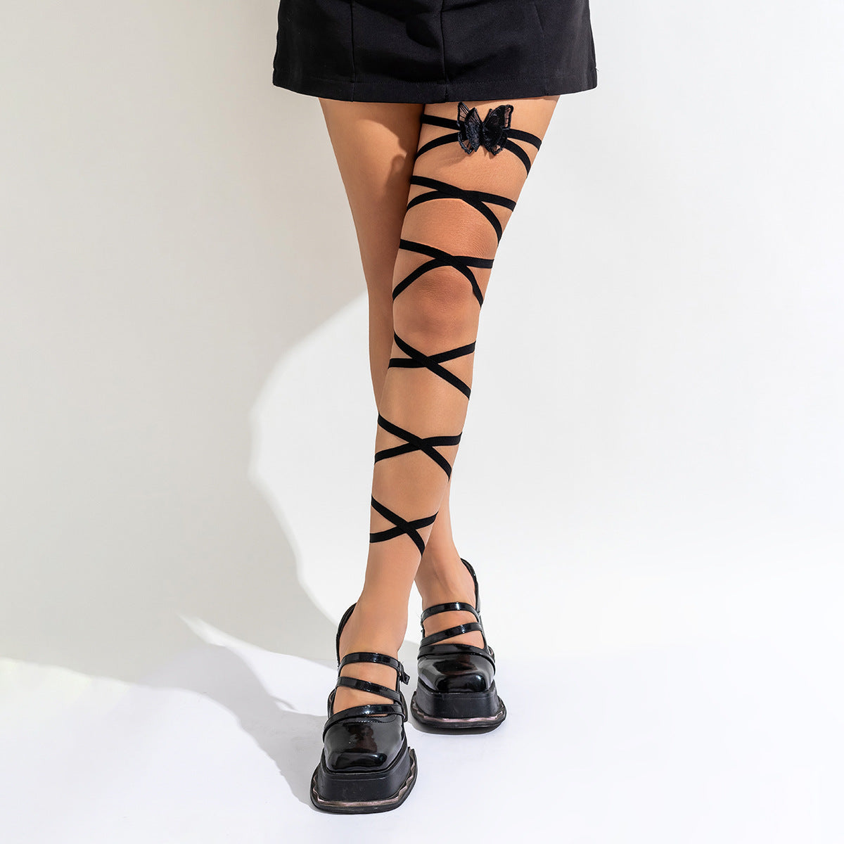 Elegant Lolita Lace Butterfly Bracelet with Vienna Verve Charm